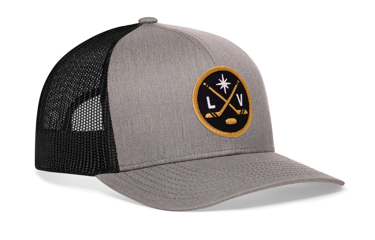 Las Vegas Hockey Trucker Hat  |  LV X Snapback