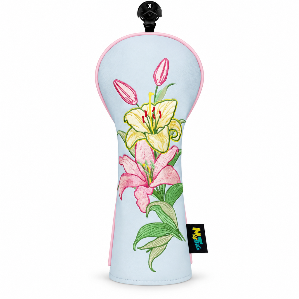 Lily Light Blue Golf Headcovers