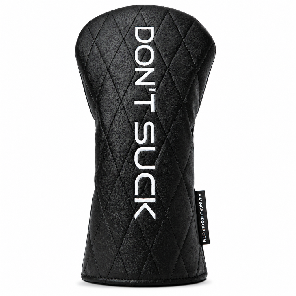 Don’t Suck™ Driver Headcover — Premium Black Diamond Quilted Fit (460cc)