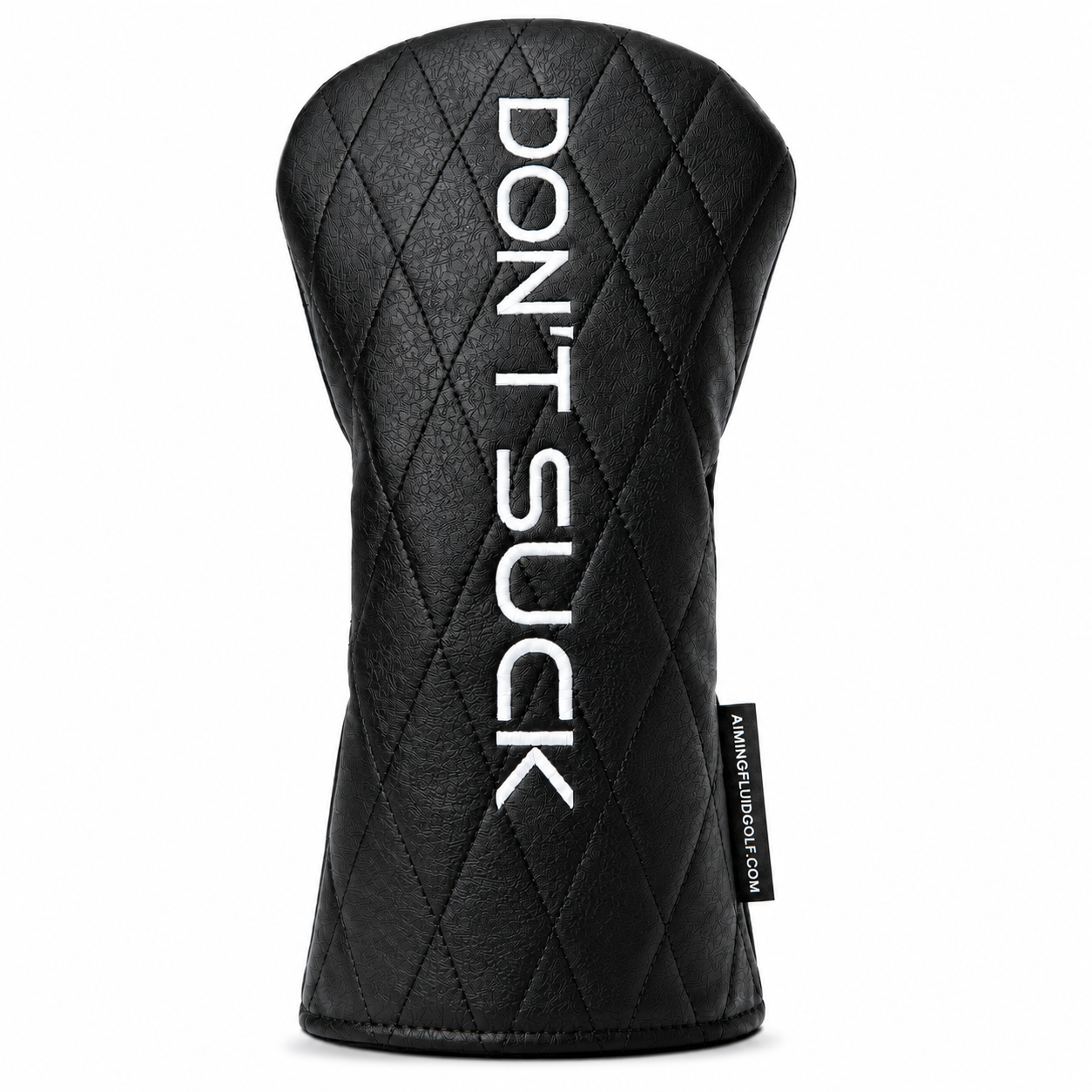 Don’t Suck™ Driver Headcover — Premium Black Diamond Quilted Fit (460cc)