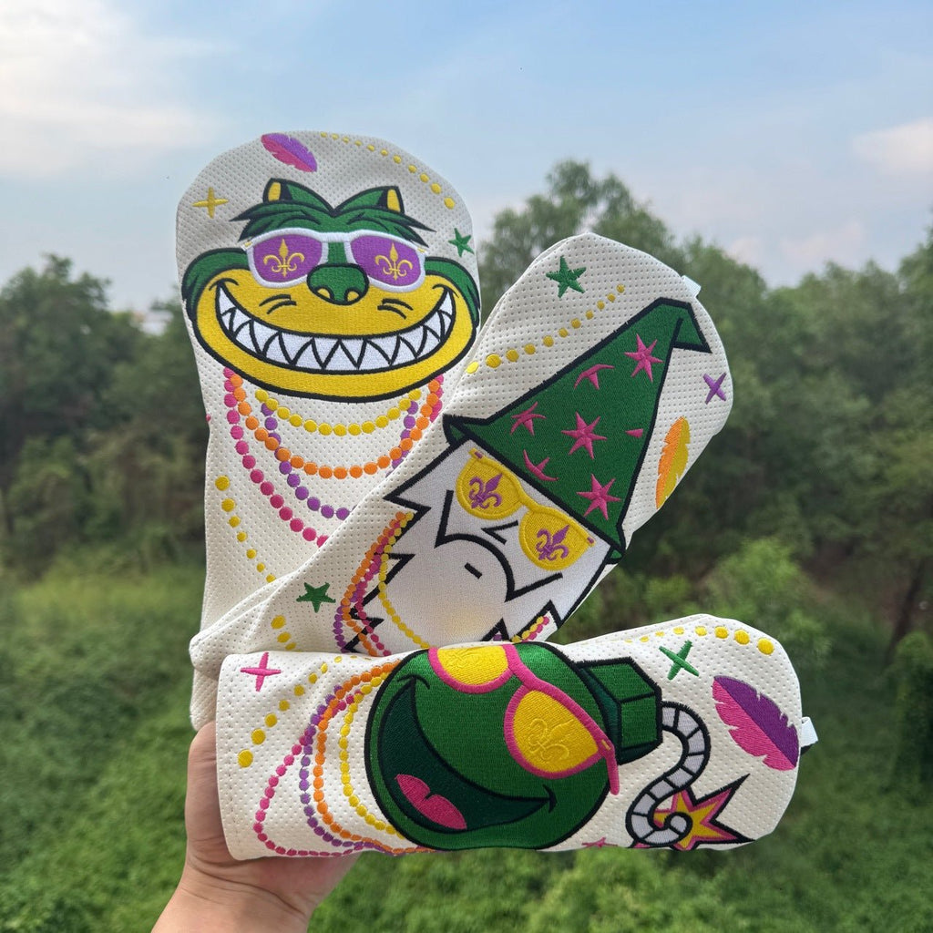 Mardi Gras Mischief Head Covers