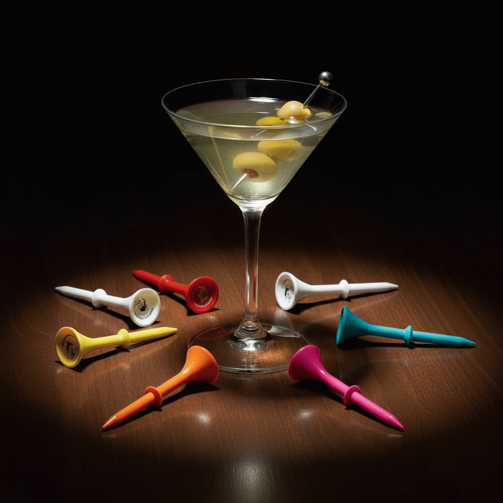 Martini 3-1/4 inch Golf Tees