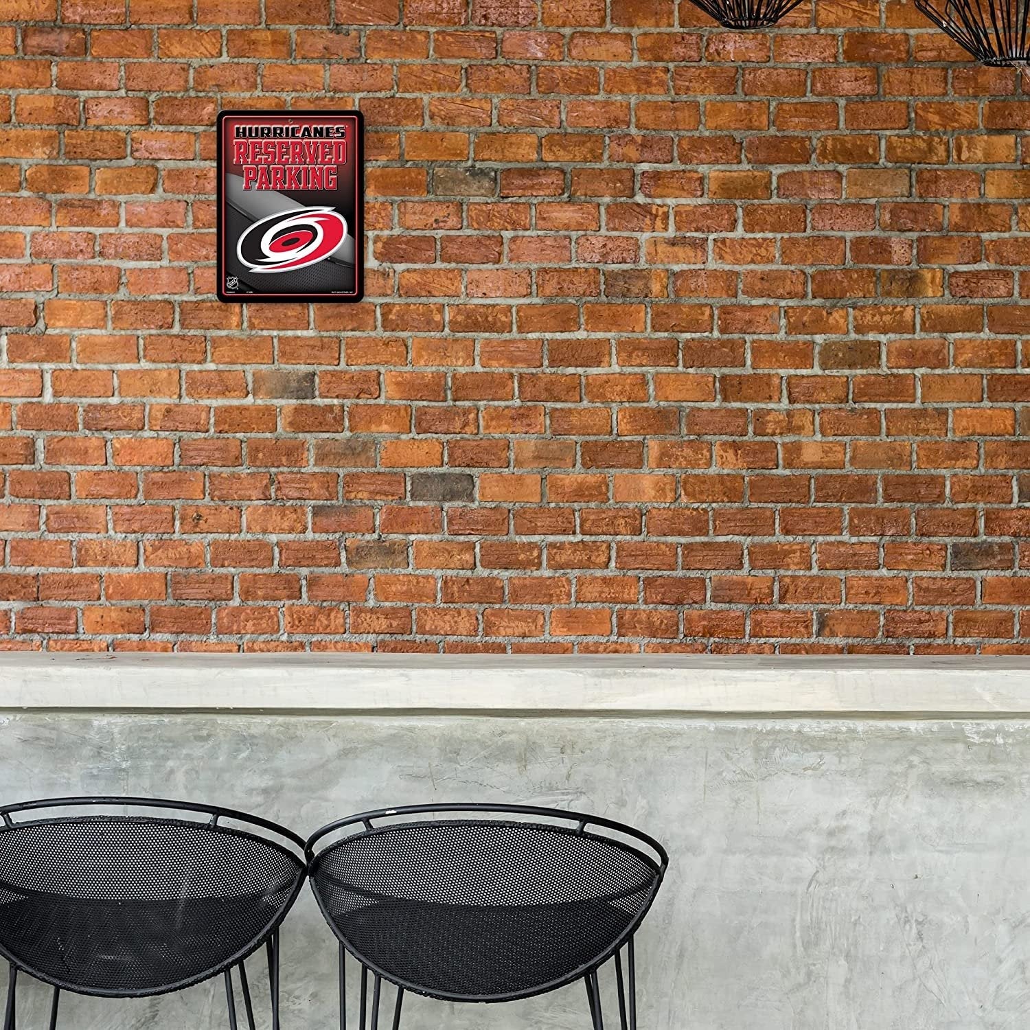 Carolina Hurricanes Metal Parking Novelty Wall Sign 8.5 x 11 Inch