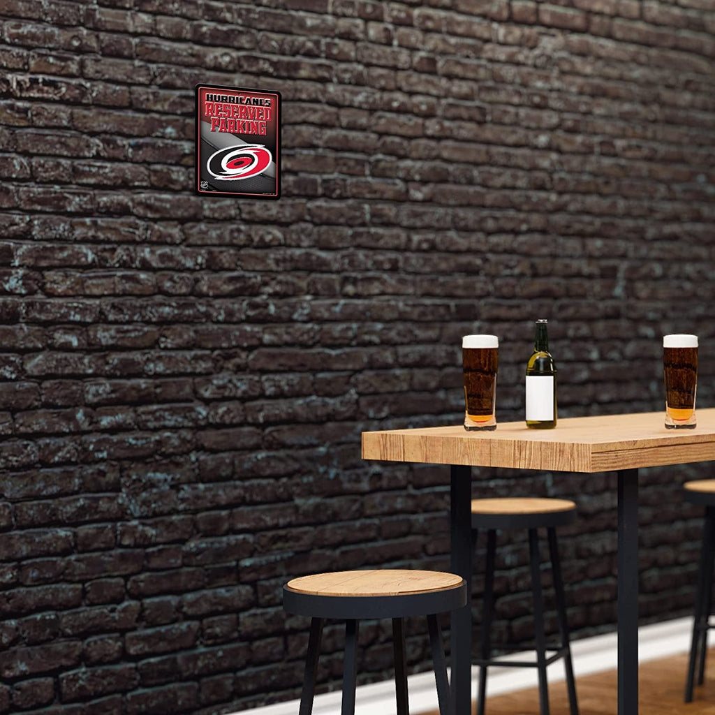 Carolina Hurricanes Metal Parking Novelty Wall Sign 8.5 x 11 Inch