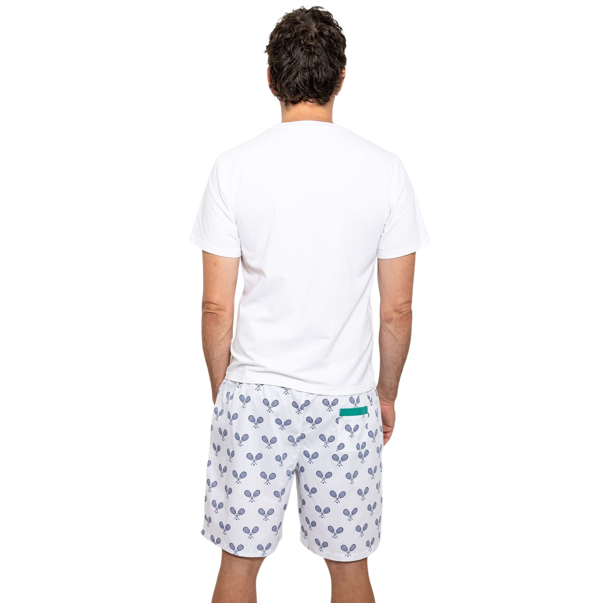 Men's Tennis Navy Sleep Shorts