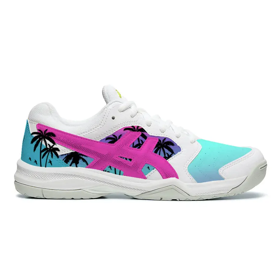 "Miami" ASICS Gel Dedicate 6 Tennis Shoes