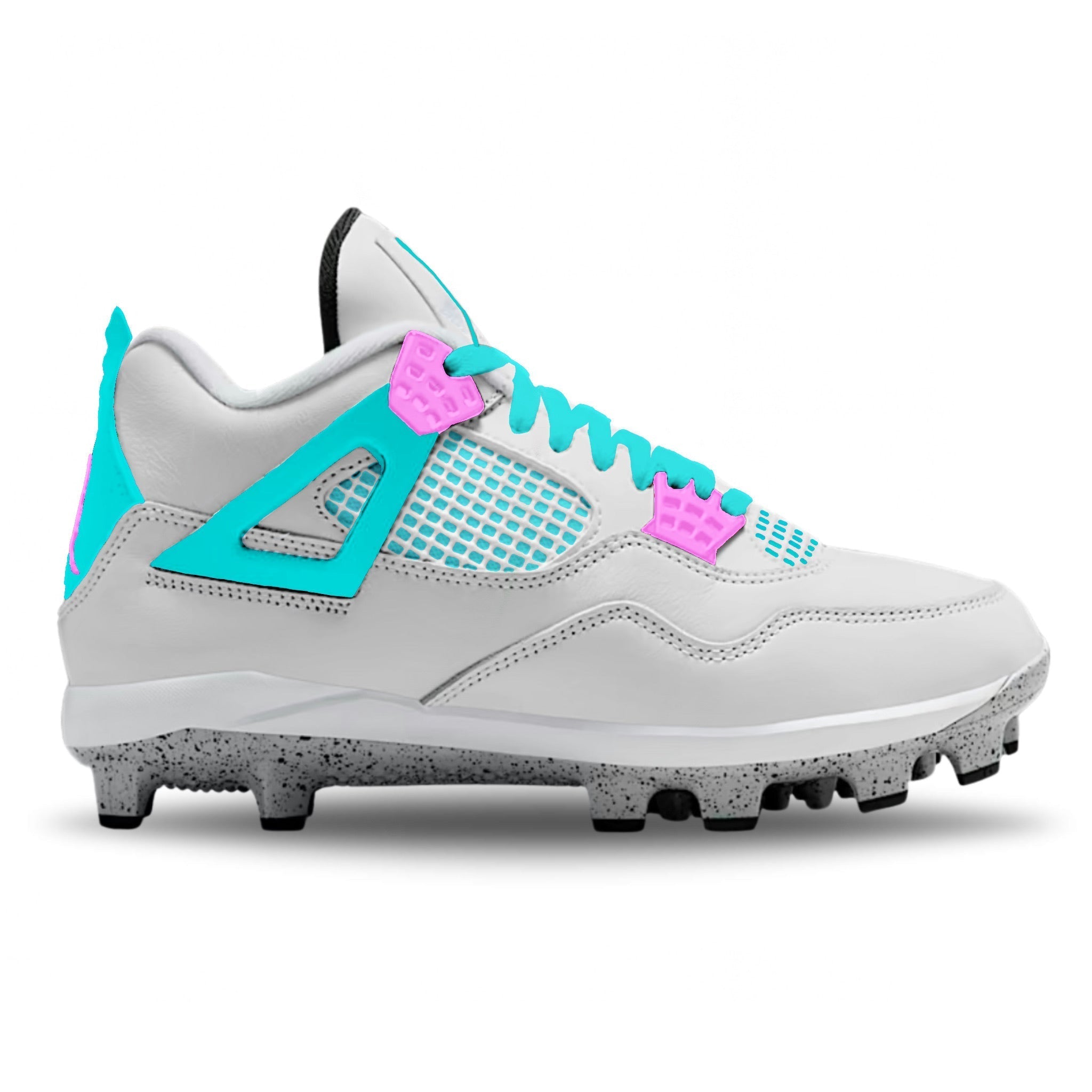 "Miami" Jordan 4 Retro MCS Cleats