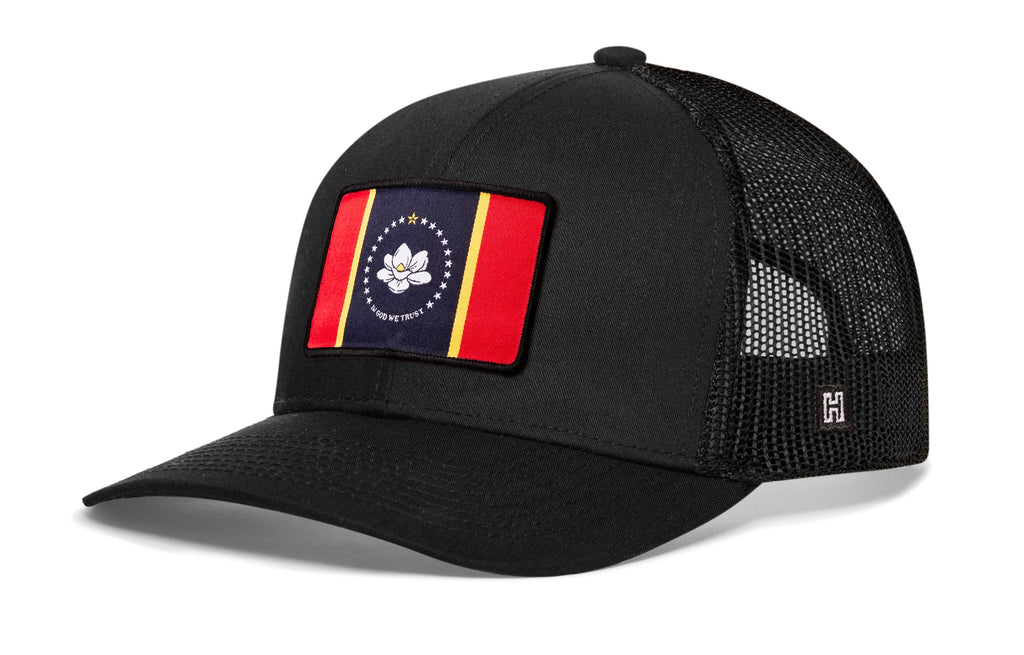 Mississippi Flag Trucker Hat  |  MS Snapback