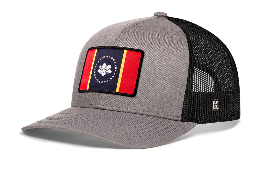 Mississippi Flag Trucker Hat  |  MS Snapback