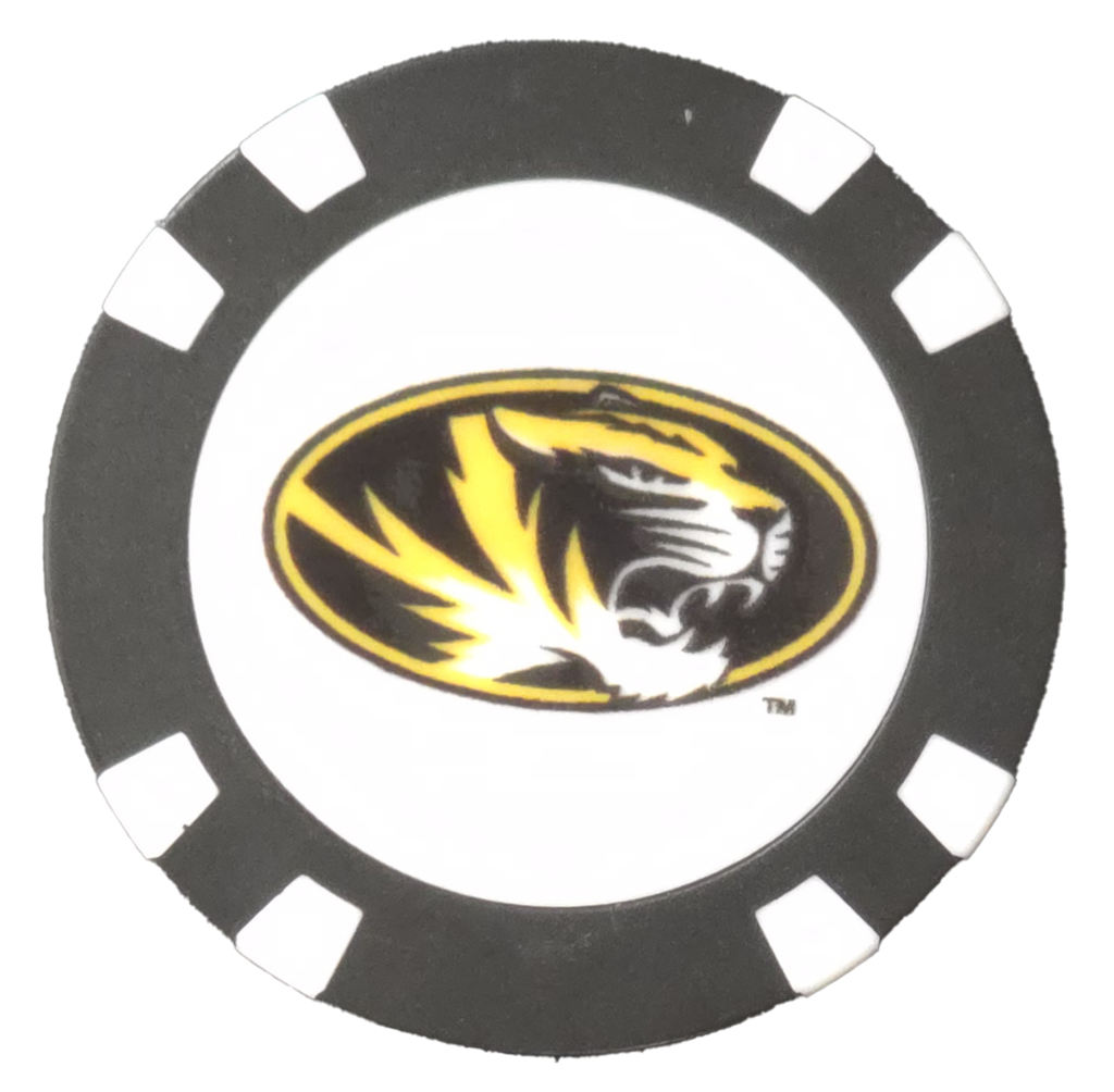 Officially Licensed Missouri Tigers Poker Chip Ball Marker