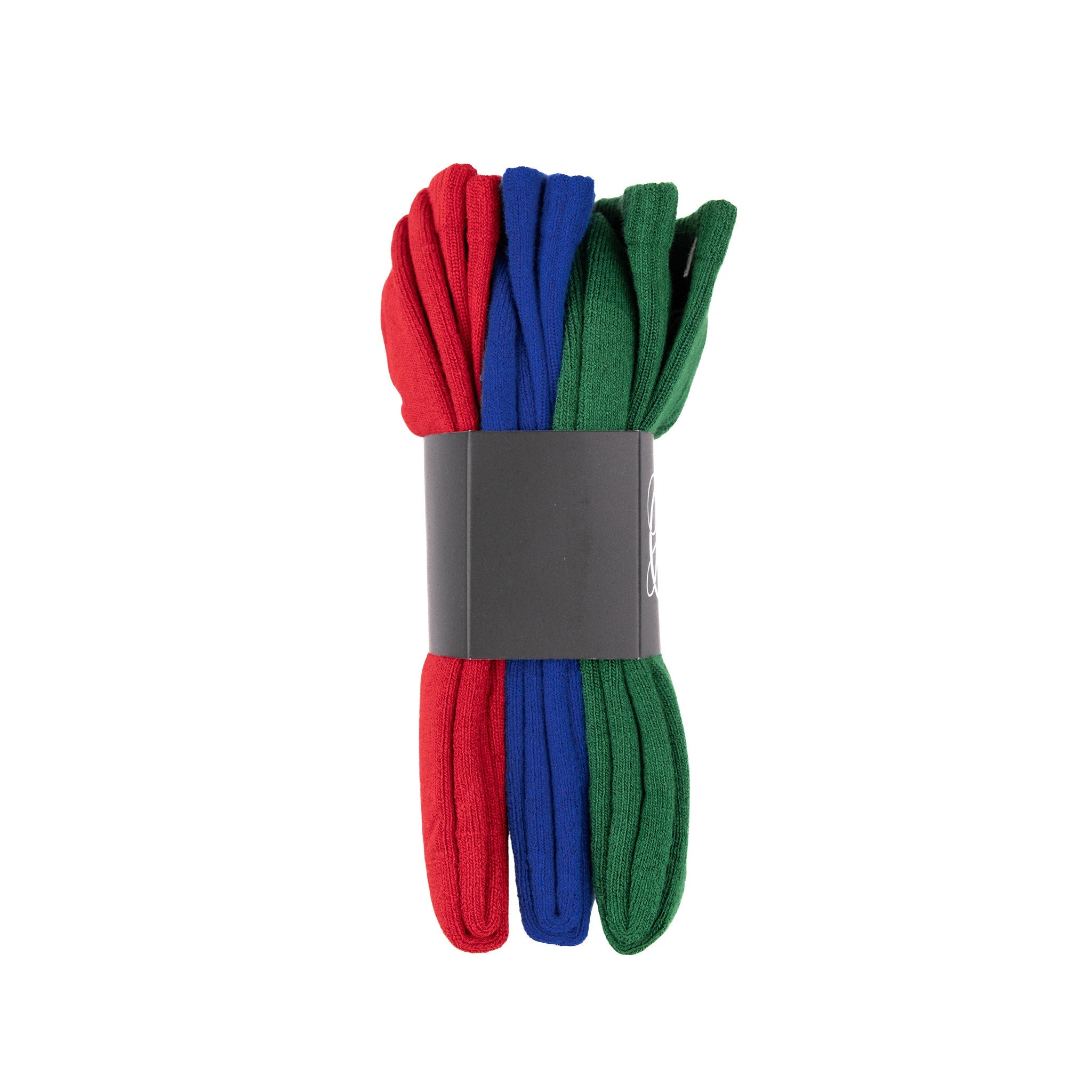 Common Hype Tonal Embroidered Sock Green, Blue, Red (3-Pack)