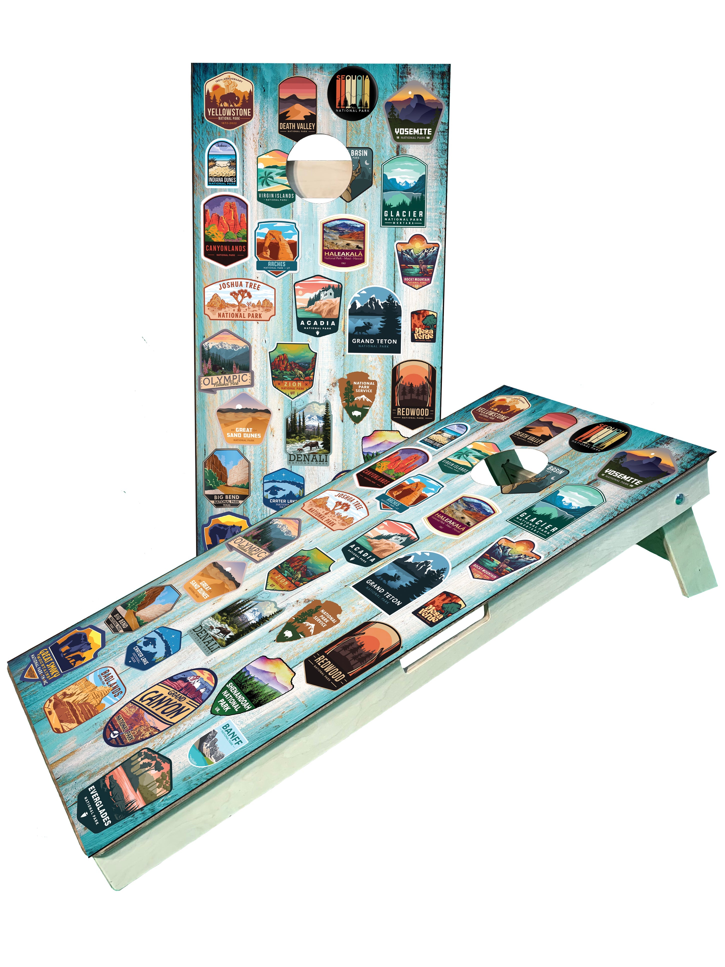 National Parks Cornhole Boards