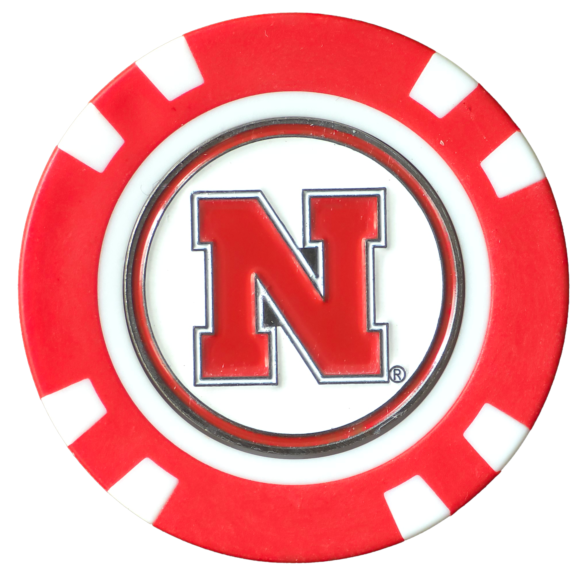 Officially Licensed Nebraska Cornhuskers Poker Chip Ball Marker