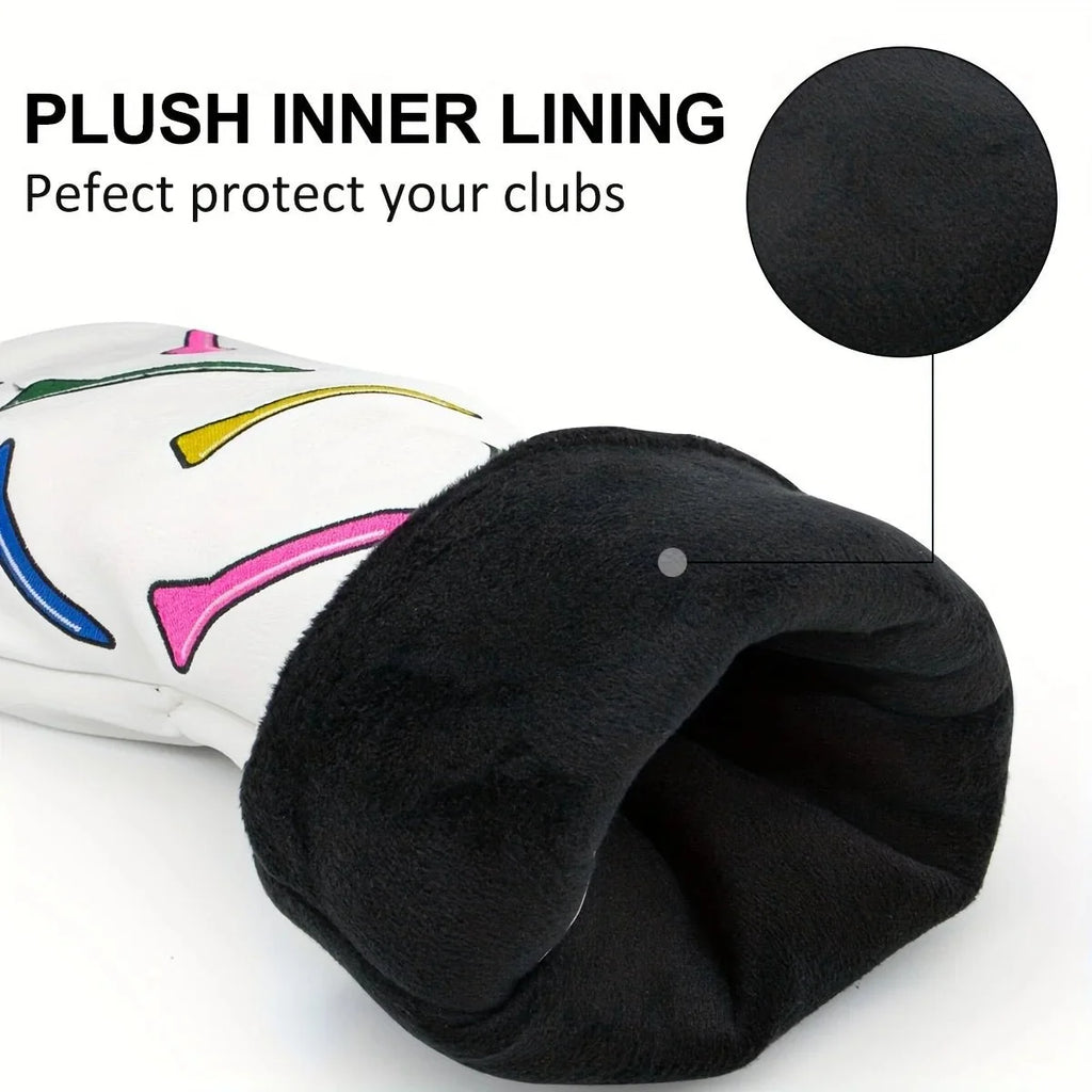 Neon Tees PU Leather Golf Head Covers