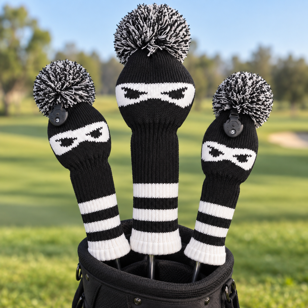 Ninja Knit Headcover Set - 3 Piece