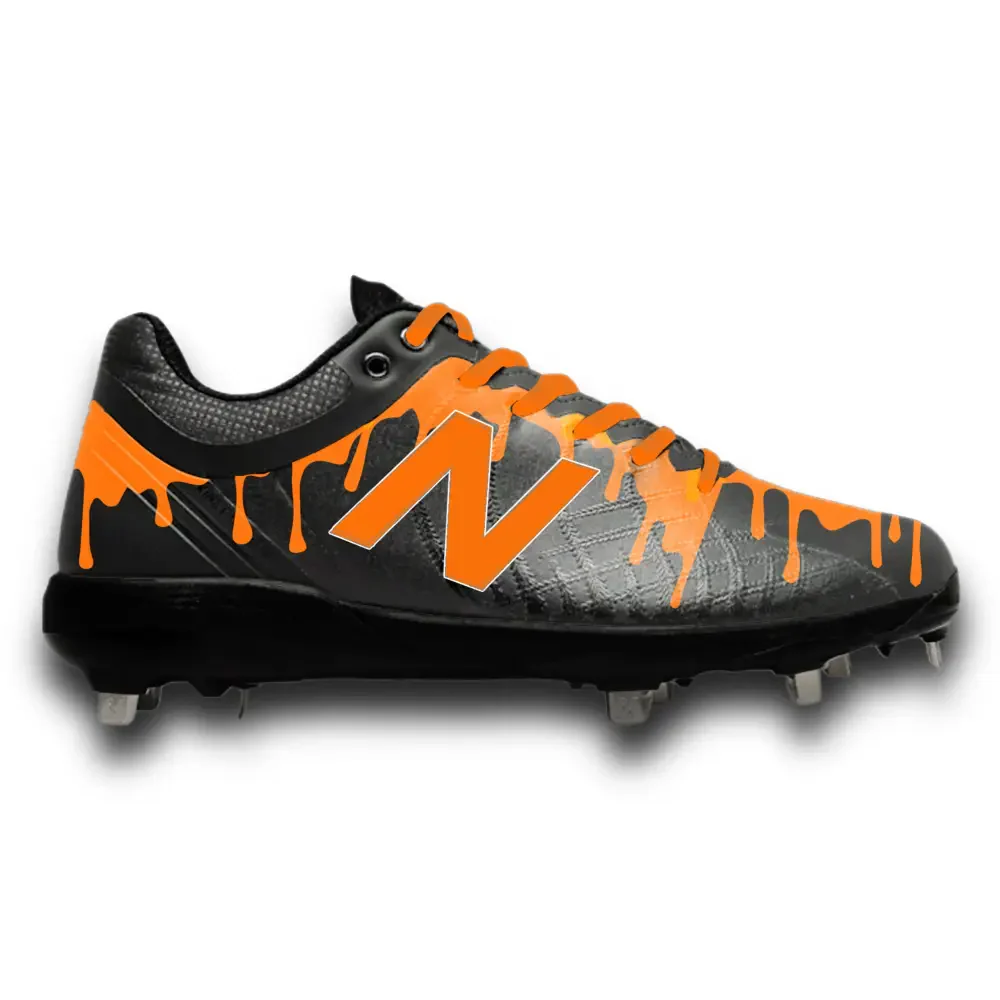 "Orange Drip" New Balance 4040v5 Cleats