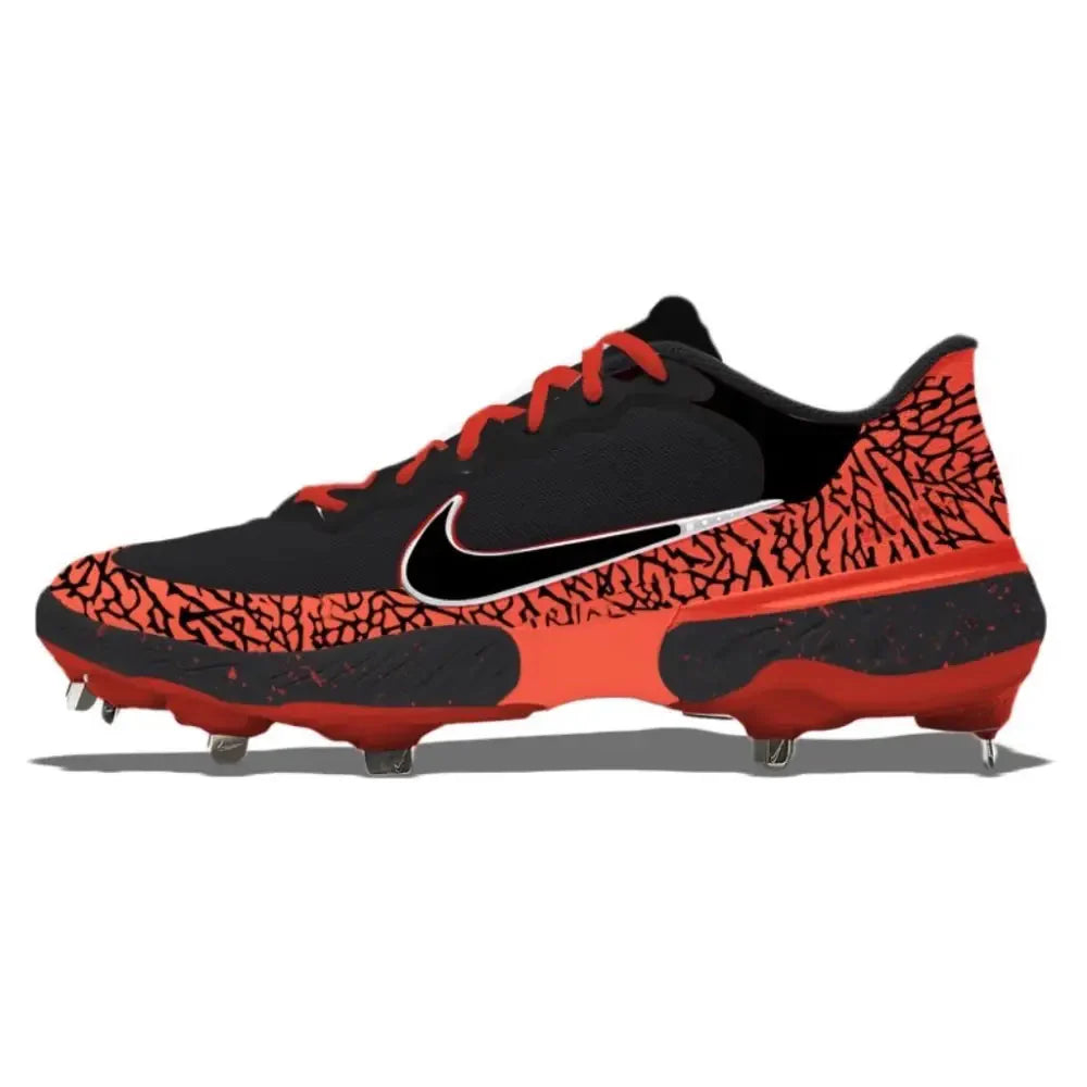 "Orange Elephant" Nike Alpha Huarache Elite 3 Low Cleats