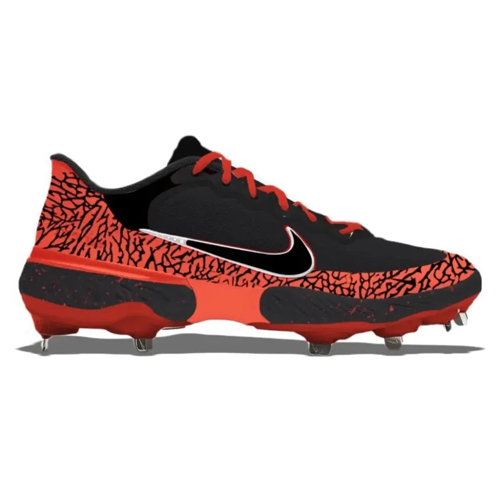 "Orange Elephant" Nike Alpha Huarache Elite 3 Low Cleats