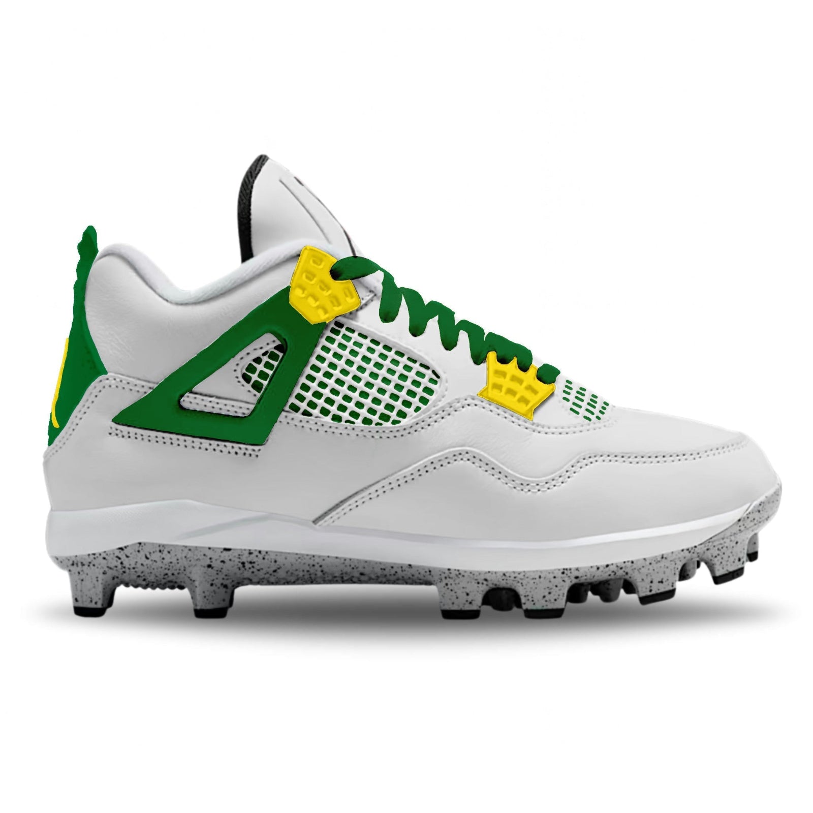 "Oregon" Jordan 4 Retro MCS Cleats