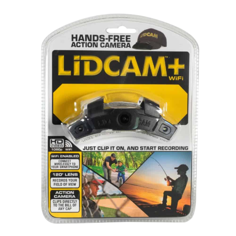 LiDCAM Plus Pro Series Wi-Fi and Zoom Black Action Camera
