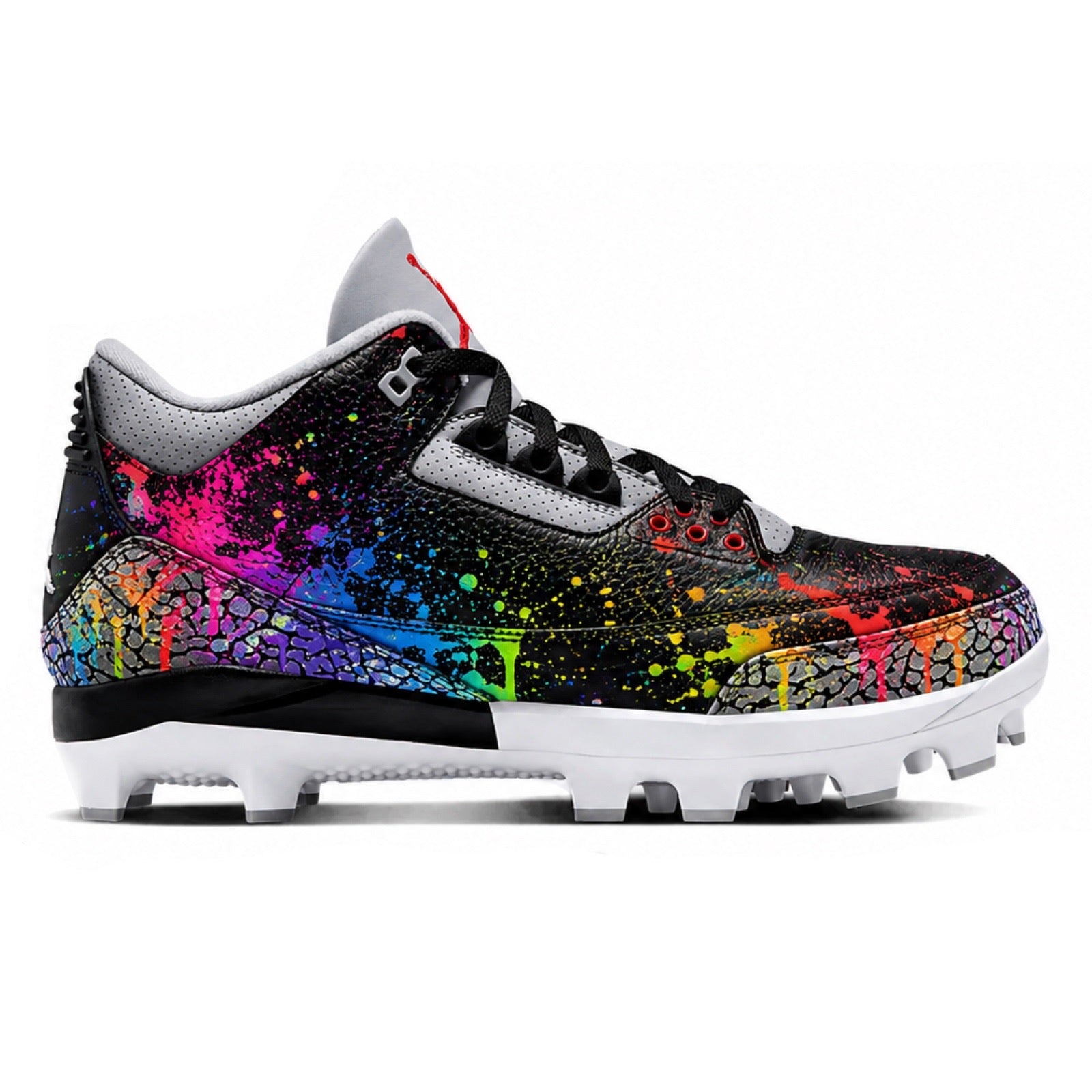 "Paint Explosion" Jordan 3 Retro MCS Cleats