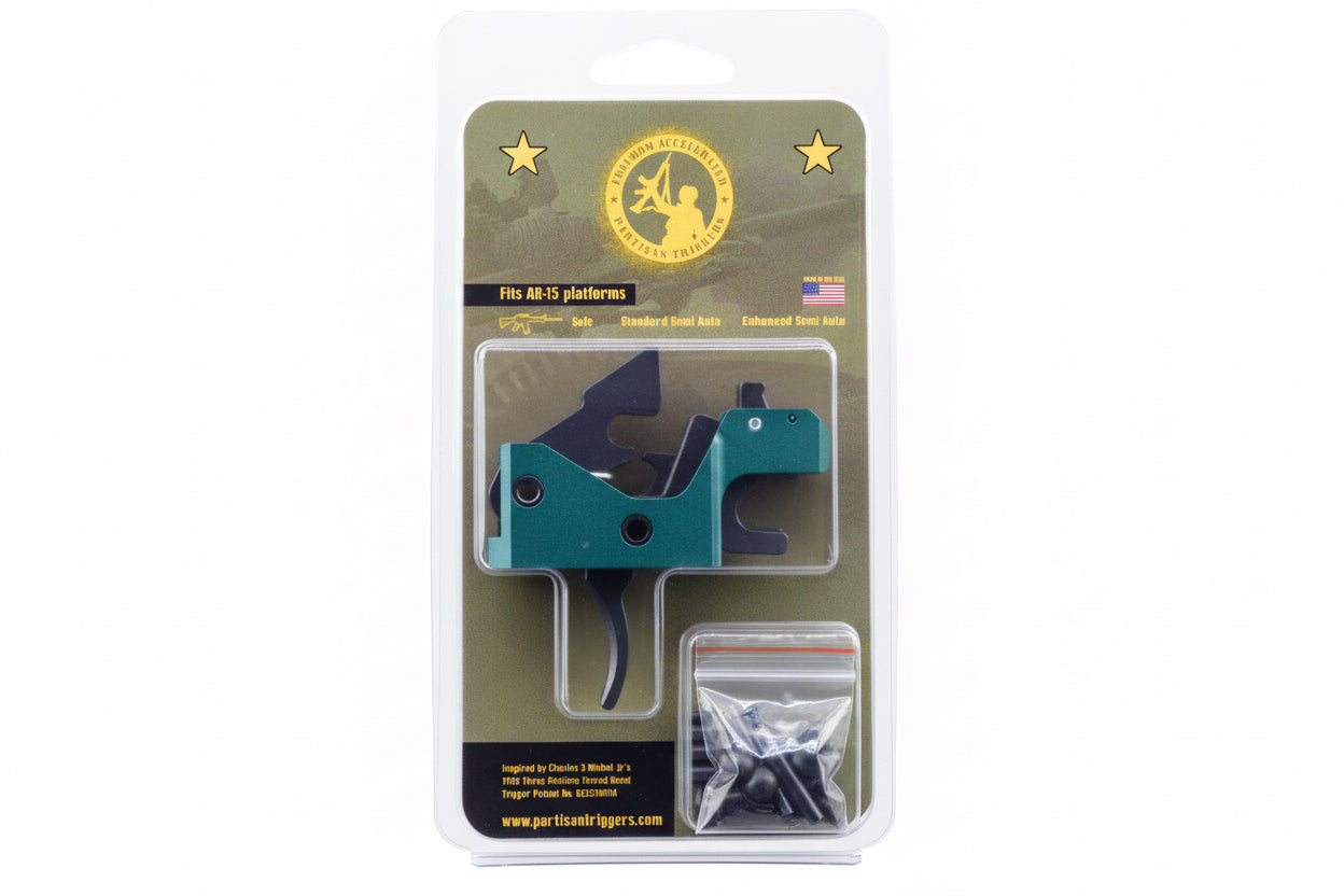 2 pack combo Partisan Forced-Reset Drop-In Cassette Trigger FRT – AR-15 Platform (USA-Made)