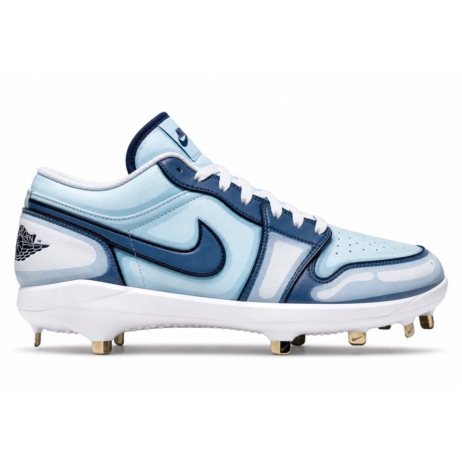 "Polar Mist" Jordan 1 Retro Cleats
