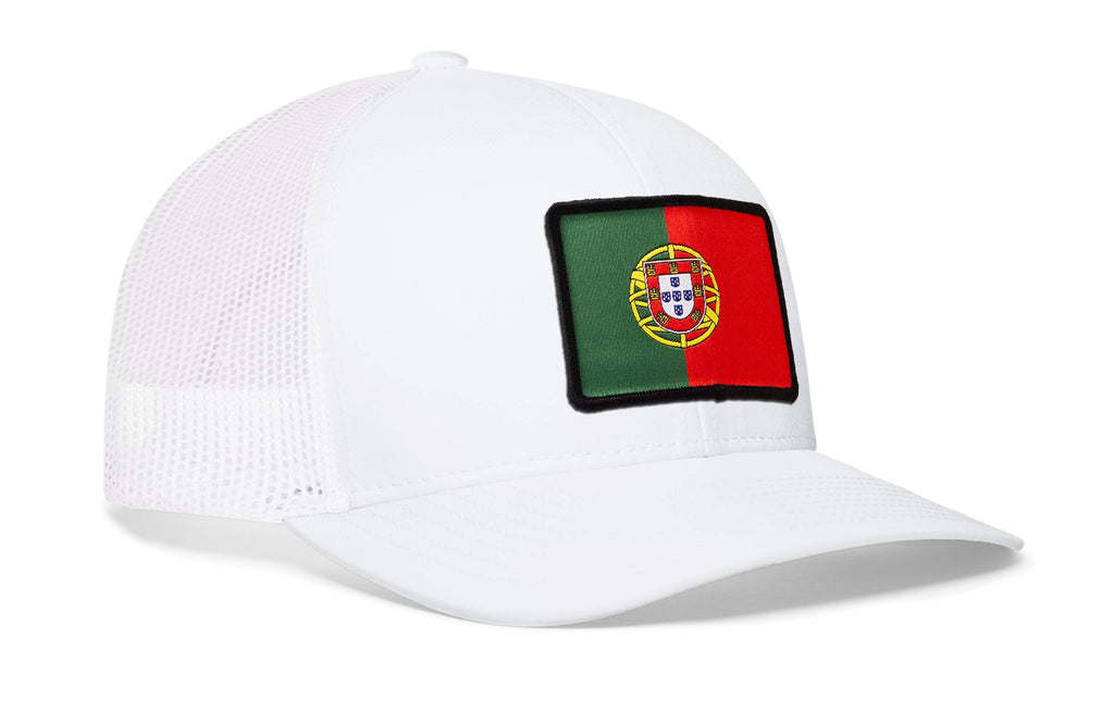Portugal Flag International Trucker Hat  |  Portuguese Snapback