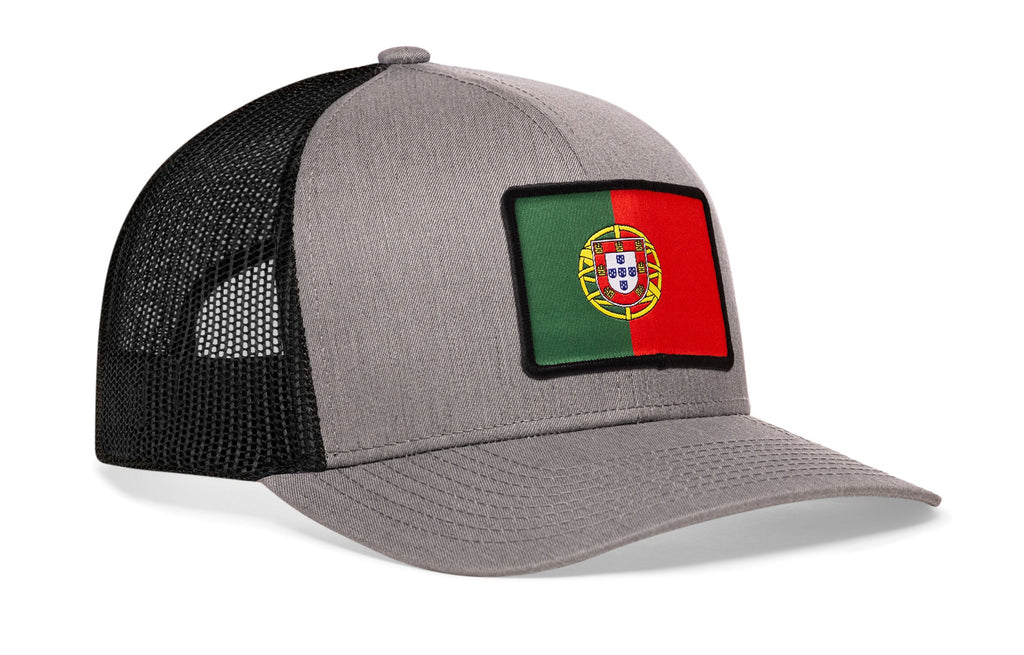Portugal Flag International Trucker Hat  |  Portuguese Snapback