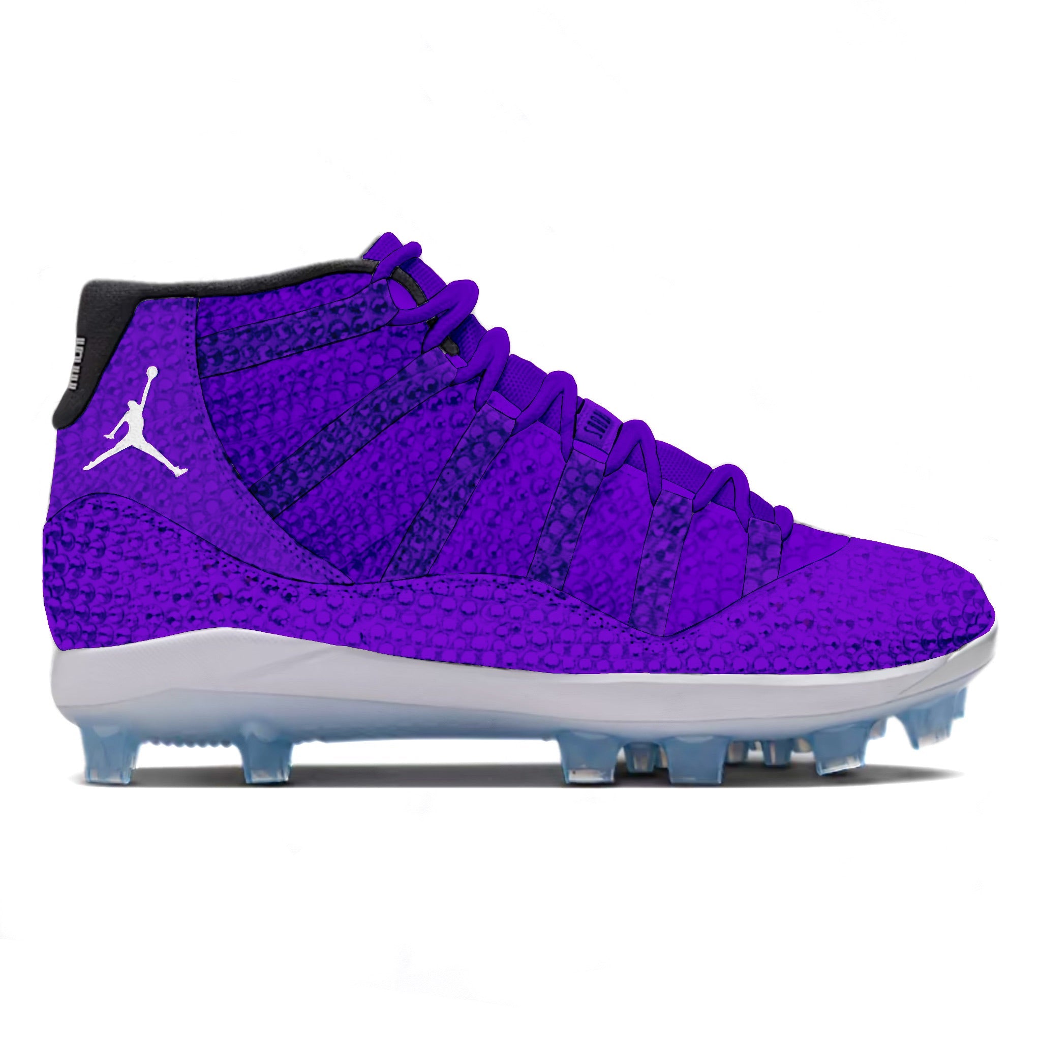"Purple Crystals" Jordan 11 Retro MCS Cleats