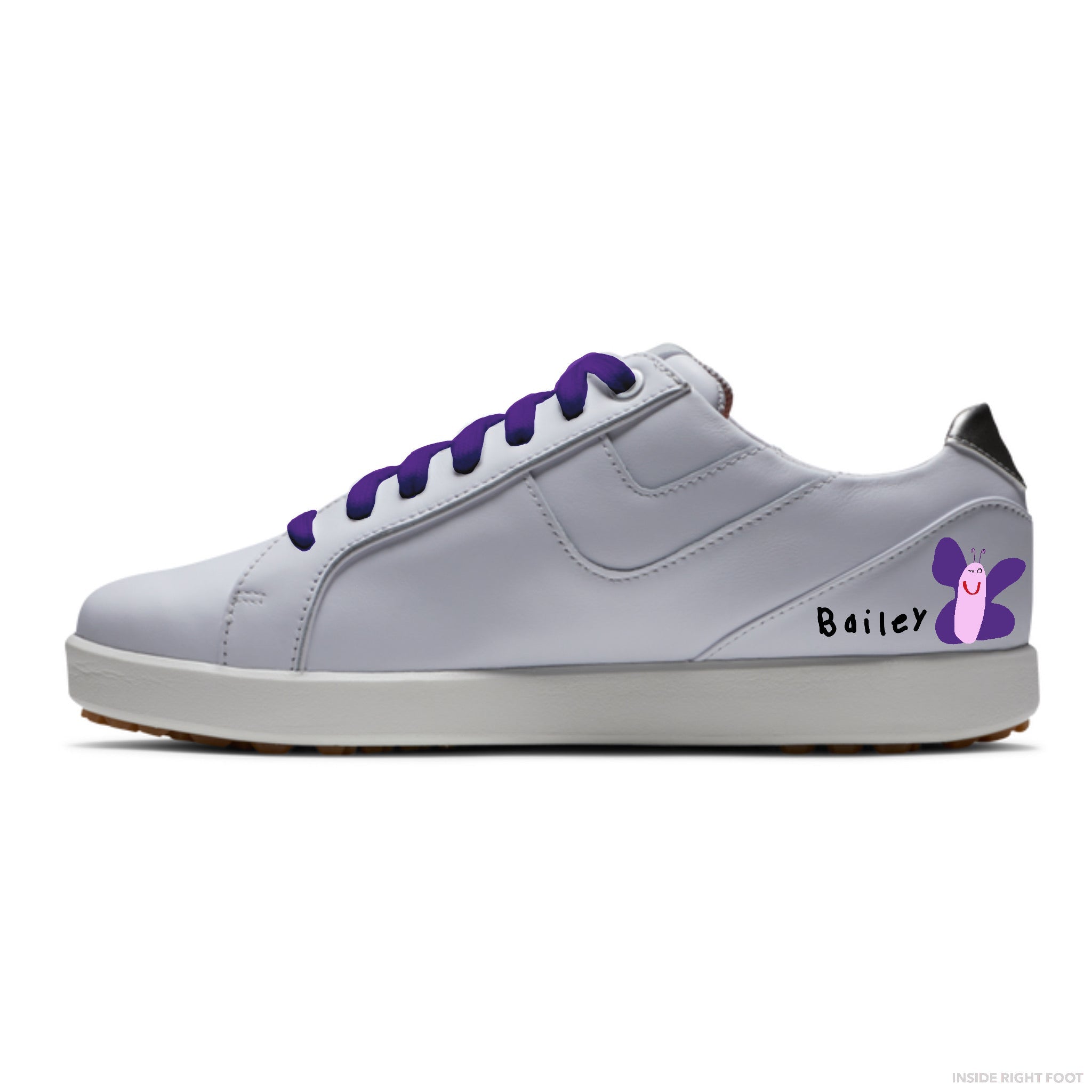 "Purple Eagle Shoes For St. Jude" FootJoy Links Women's Shoes