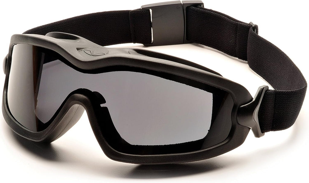 Pyramex V2G Plus Anti-Fog Safety Goggles – Dual Gray Lens Tactical Eye Protection