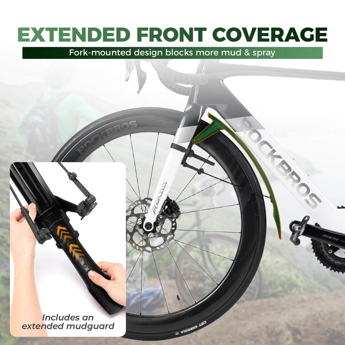Quick Release Front & Rear Bike Fenders