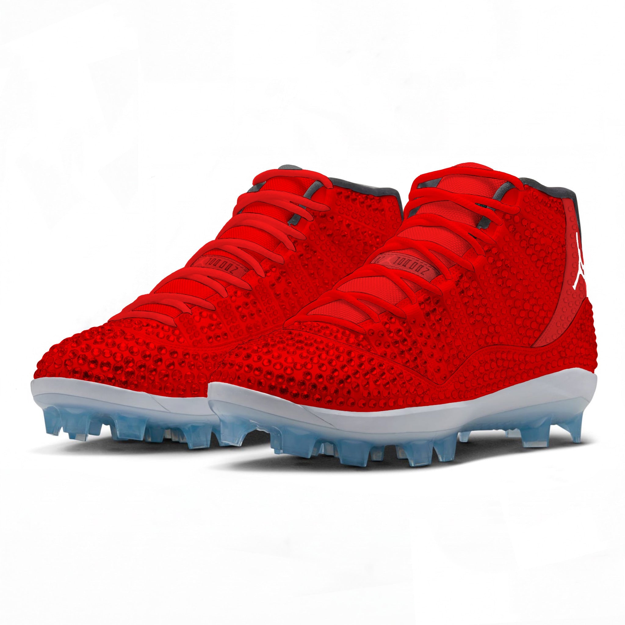 "Red Crystals" Jordan 11 Retro MCS Cleats