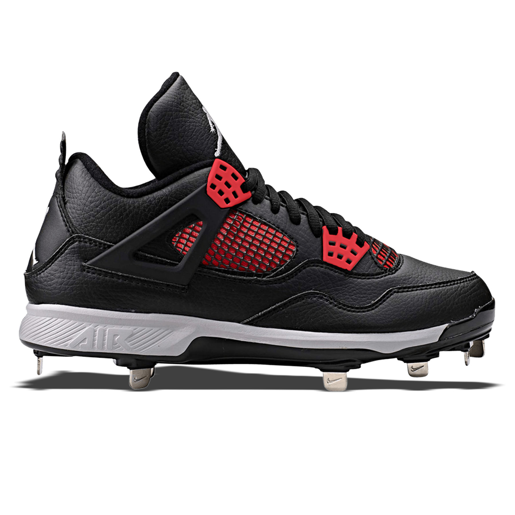 "Red Thunder" Jordan 4 Retro Cleats
