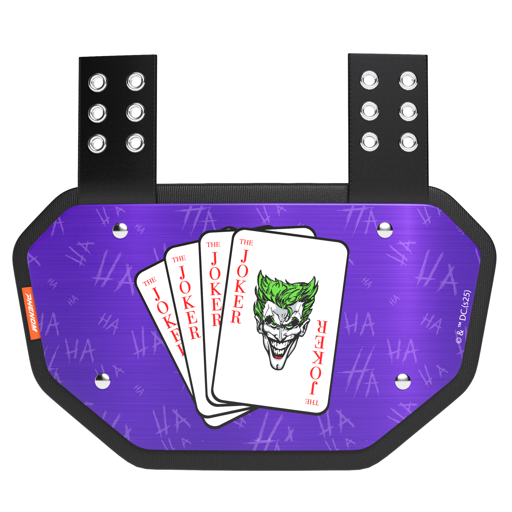 Phenom Elite Football Back Plate - Classic 'The Joker'