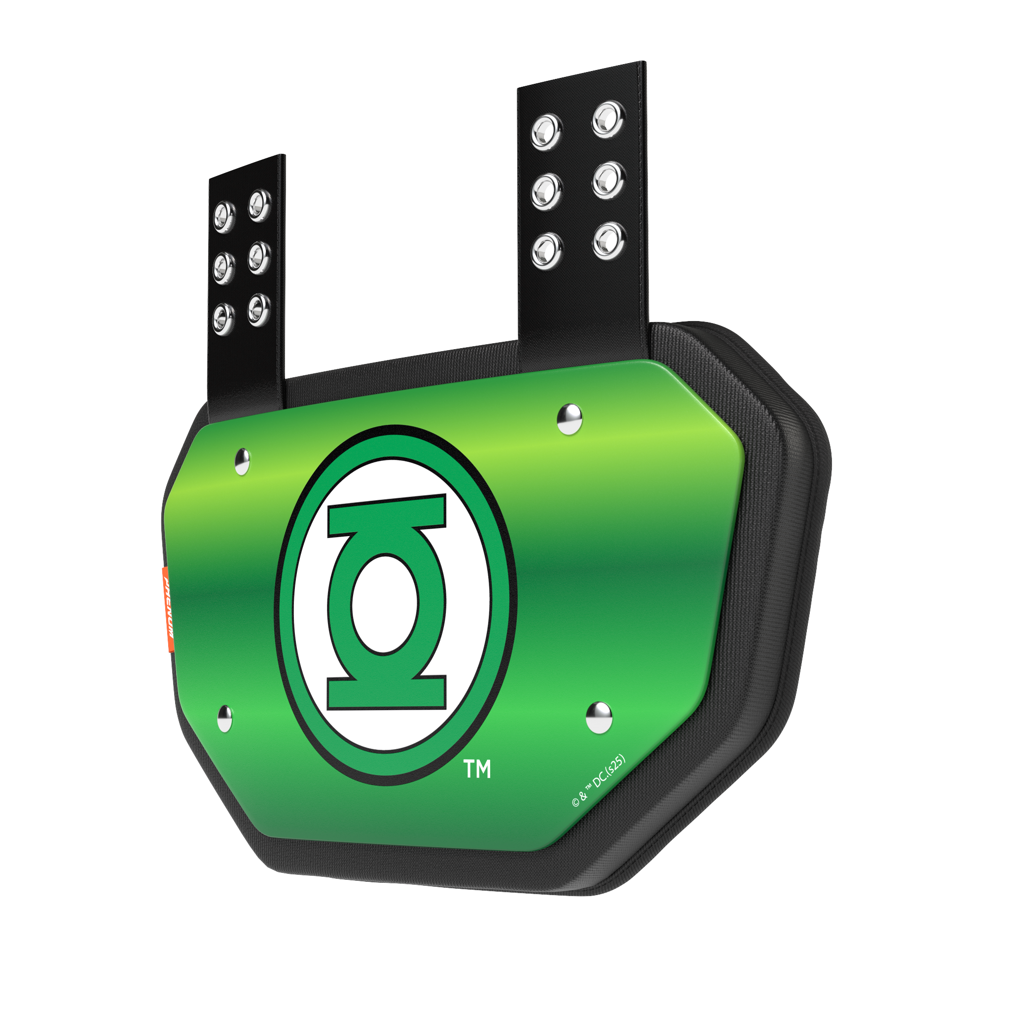 Phenom Elite Football Back Plate - Green Lantern