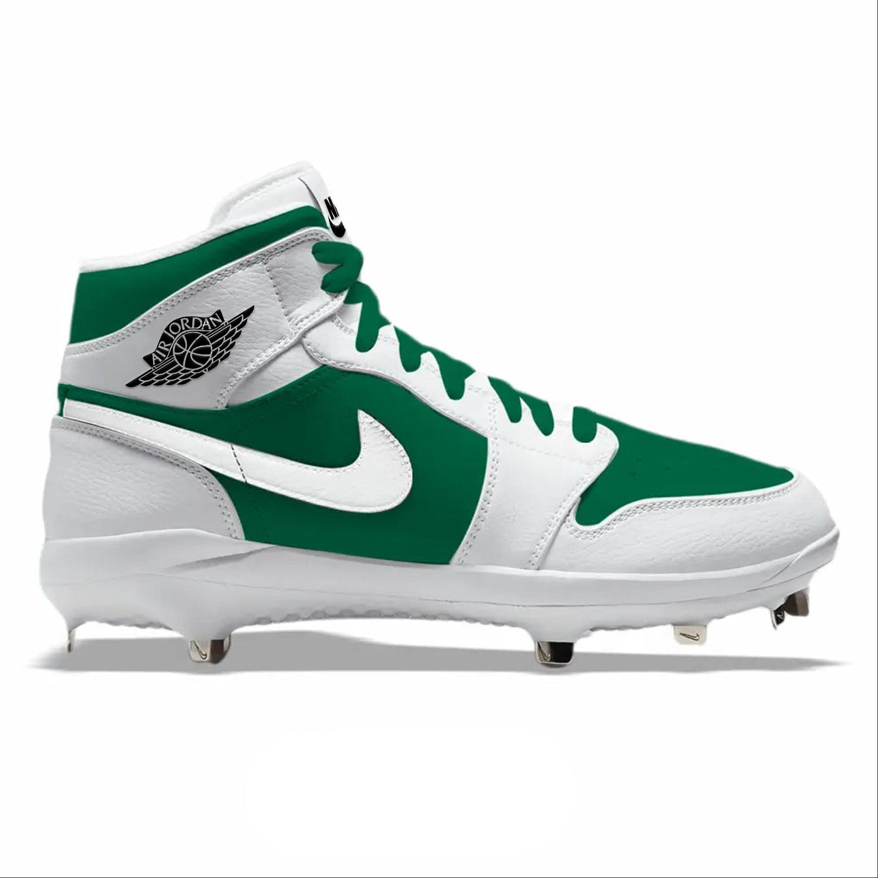 "Reverse Pine" Jordan 1 Retro Cleats