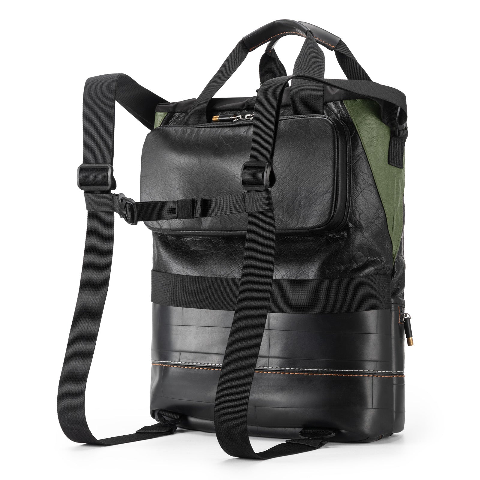 ROAD TO SKY Recycled Tire Bike Panniers - 12L