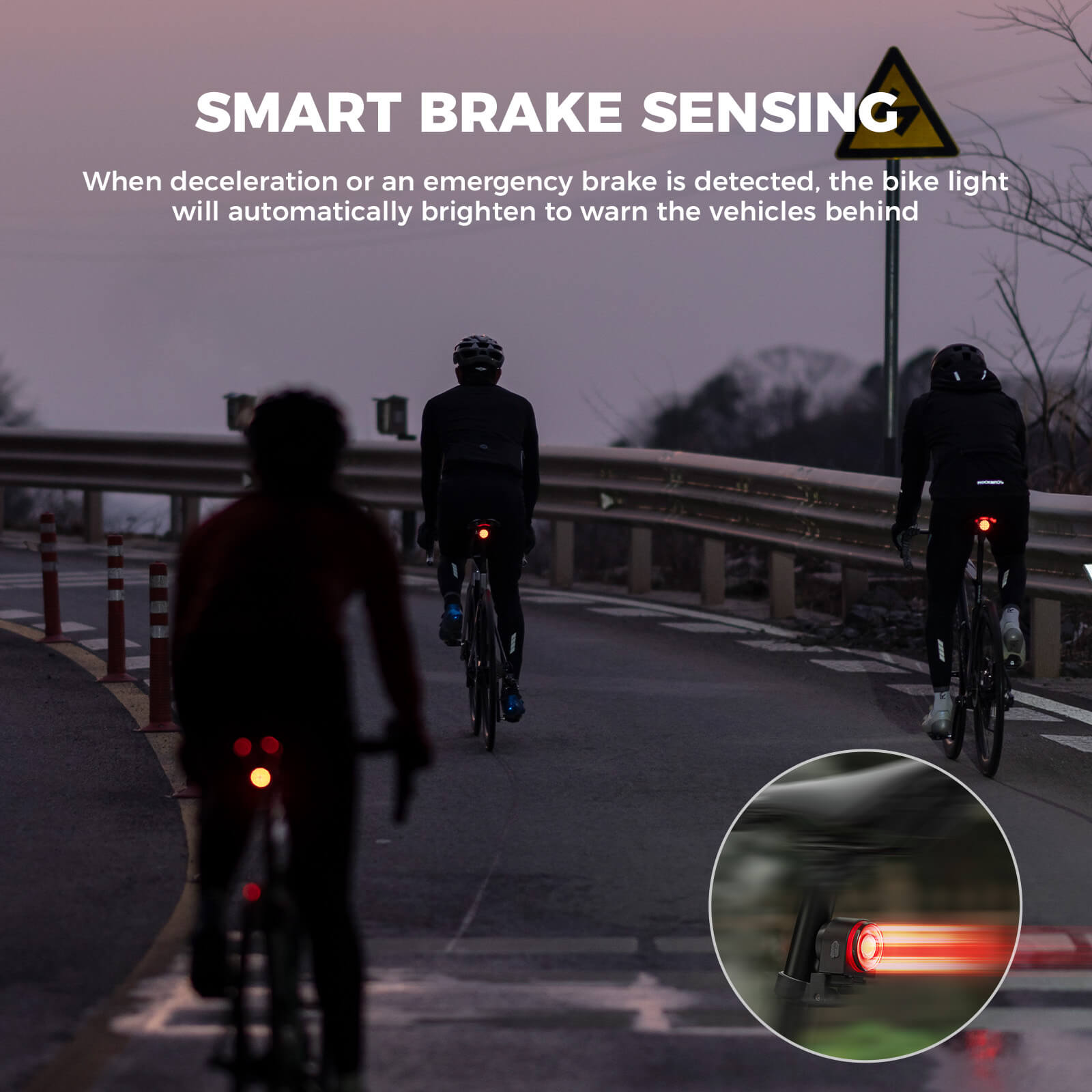A8Pro Electronic Tail Light with Built-In Horn