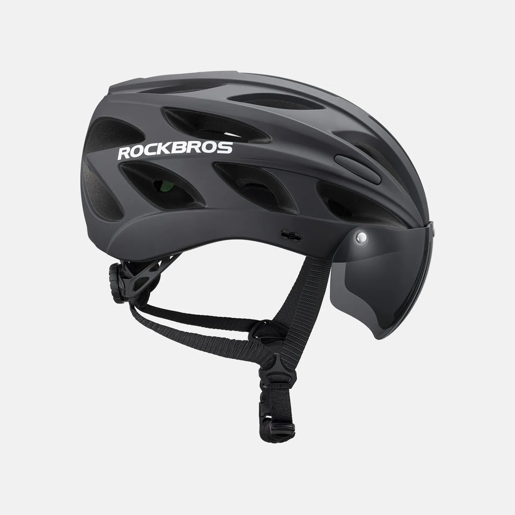 Pottier Bike Helmet with Visor and Goggles