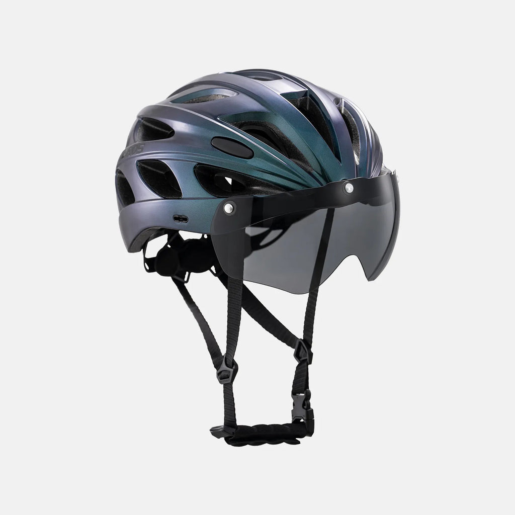 Pottier Bike Helmet with Visor and Goggles