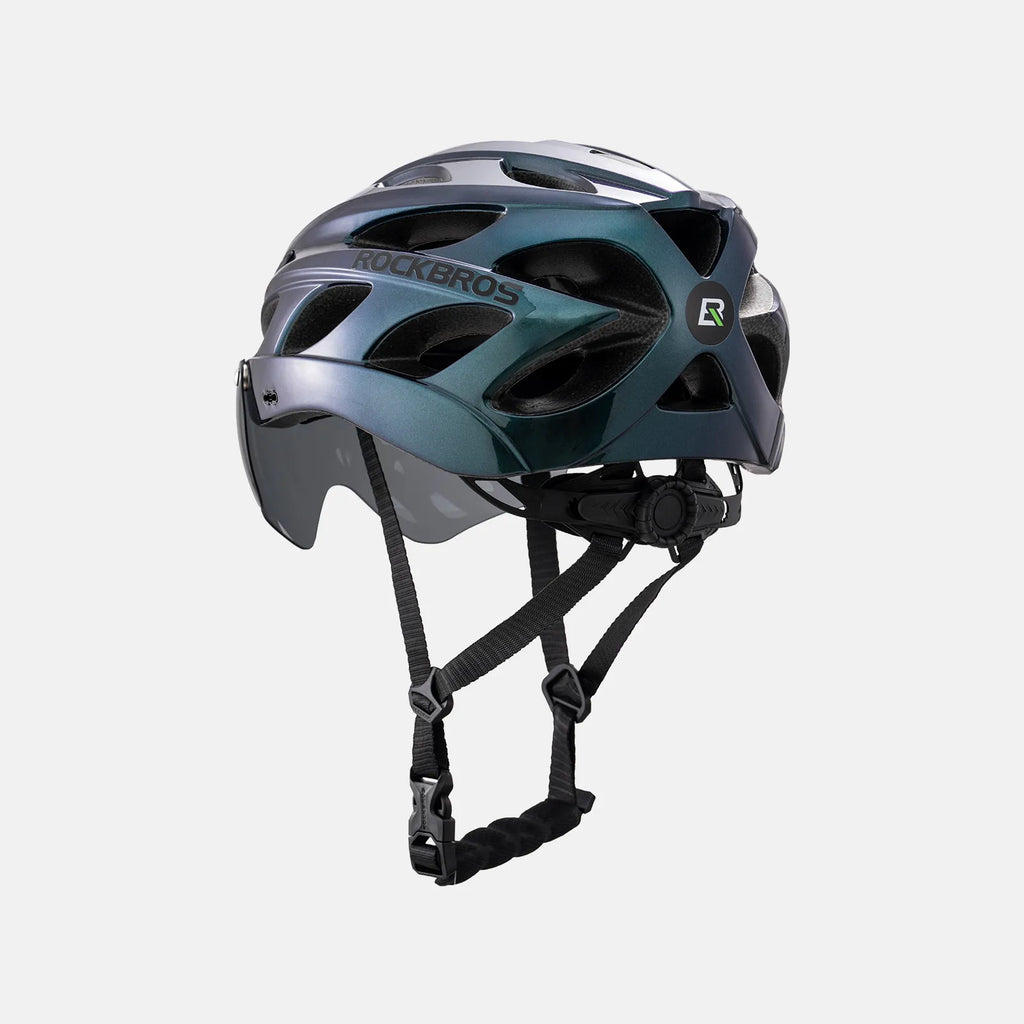 Pottier Bike Helmet with Visor and Goggles
