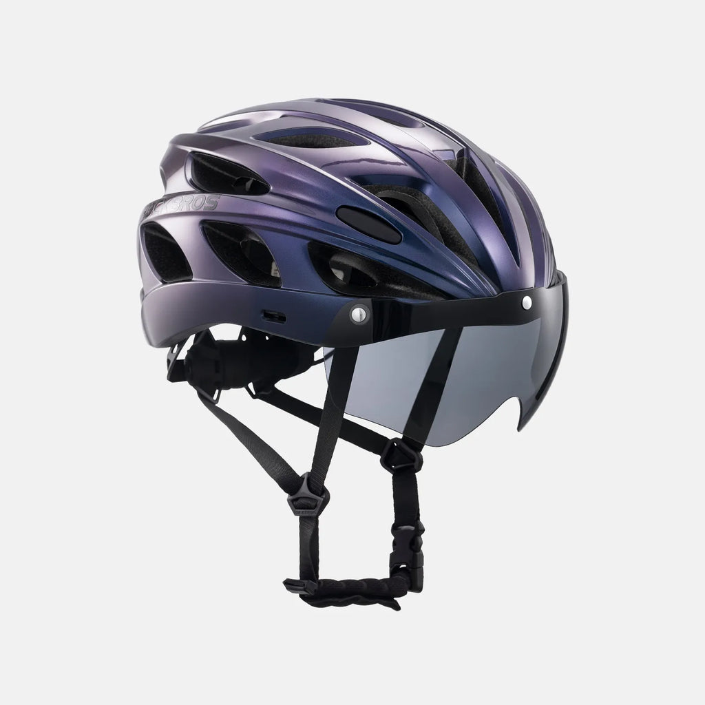 Pottier Bike Helmet with Visor and Goggles