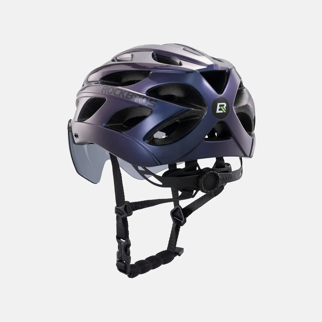 Pottier Bike Helmet with Visor and Goggles