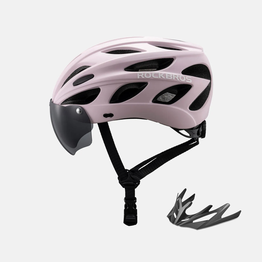 Pottier Bike Helmet with Visor and Goggles