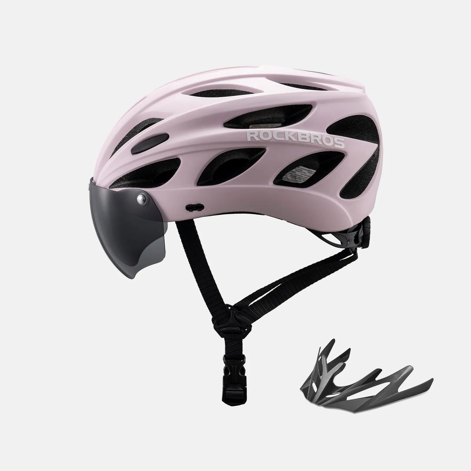 Pottier Bike Helmet with Visor and Goggles