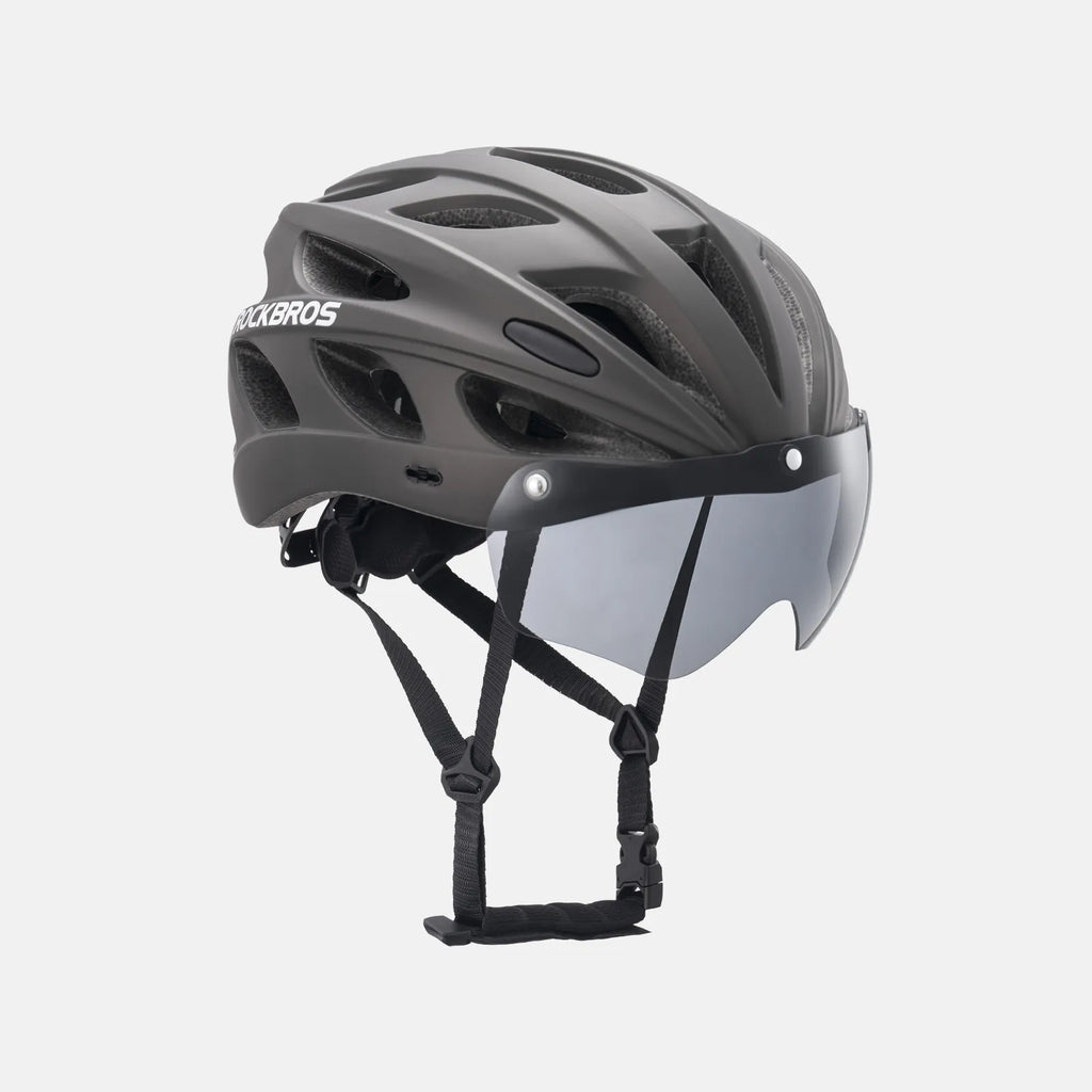 Pottier Bike Helmet with Visor and Goggles