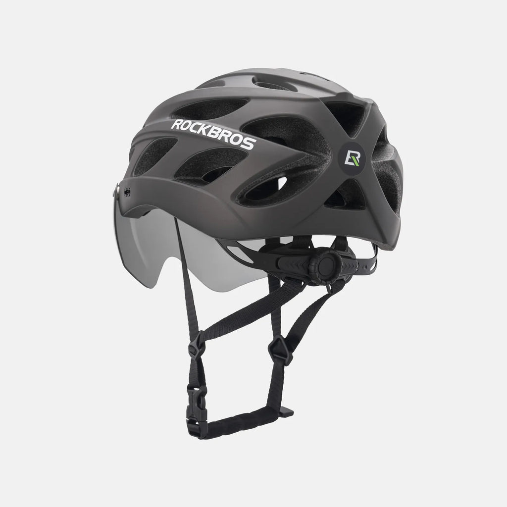 Pottier Bike Helmet with Visor and Goggles
