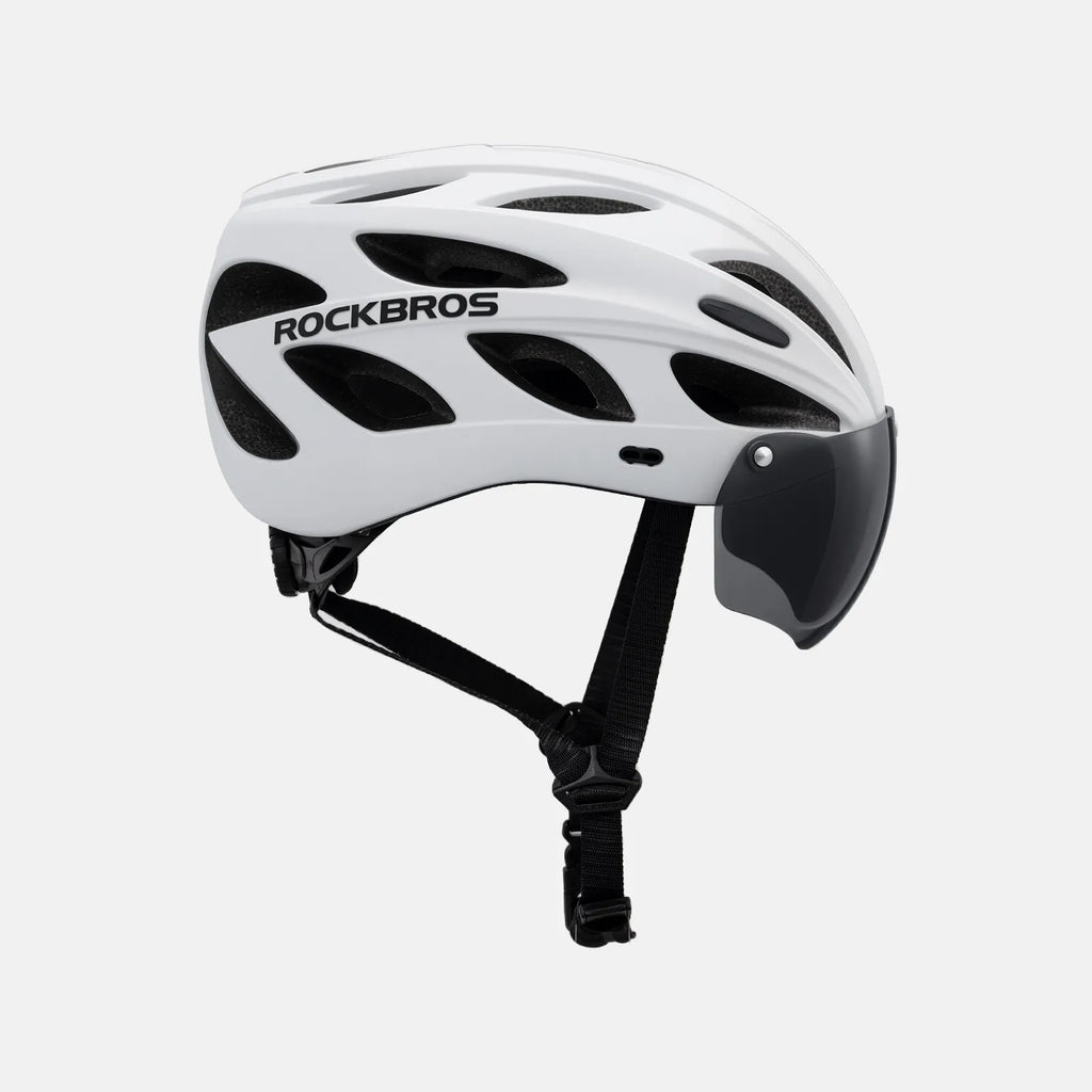 Pottier Bike Helmet with Visor and Goggles